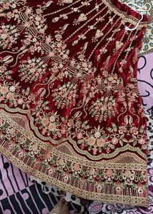 Bridal lehnga with kurti and dupatta