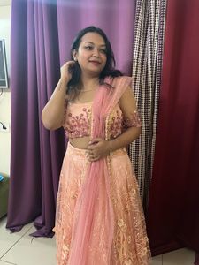 wedding ready Heavy lehnga hand enbroidred