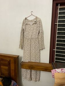 Vintage Floral Lace Maxi Dress