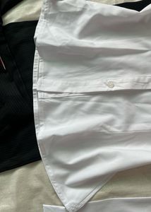Classic White Button-Down Shirt