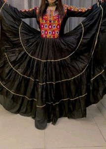 New Navratri Anarkali with full gher