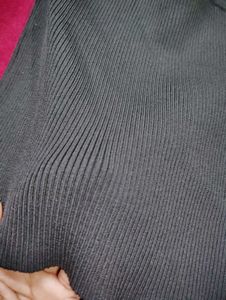 Stylish Black Cut-Out Cami Top