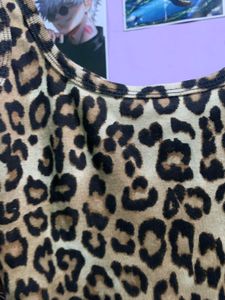 Leopard Print Crop Top