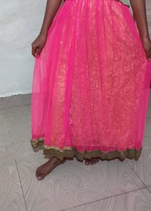 Pink Ethnic Skirt