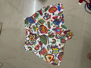 Vibrant Boho Print Shorts