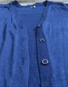 Classic Navy Blue Cardigan