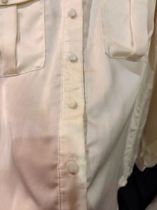 Off white Satin Shirt