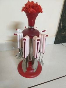Spoon Stand, Plastic Cutlery Set ( Pack 22)