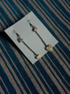 Heart Drop Earrings