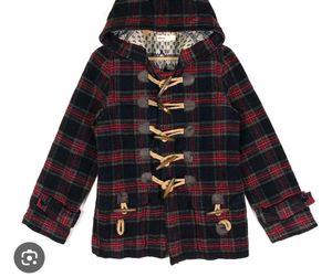 Plaid Duffle Cute Kids Coat👍👍