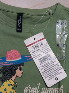 8-10 year Cute Graphic Print Tee