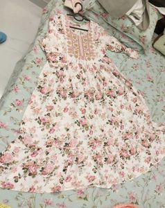 combo set of 2 cotton Print flared kurta