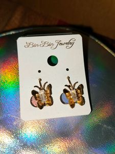 Butterfly Crystal Earrings