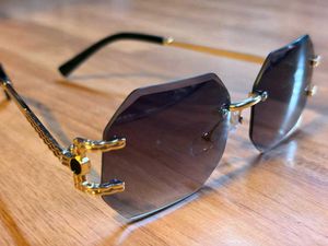 Stylish Rimless Gradient Sunglasses