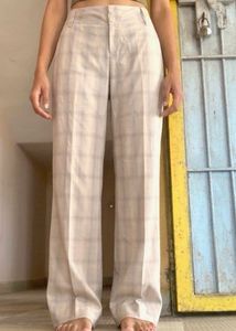 Chic Plaid Wide Leg Pants