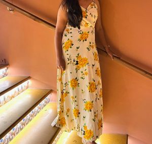 Floral Print Maxi Dress