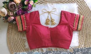 Vibrant Pink Embroidered Blouse ✨