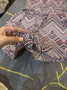 Boho Print Spaghetti Strap Romper