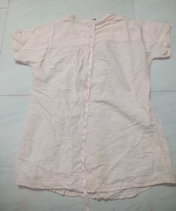Pale Yellowish Organish Casual Top