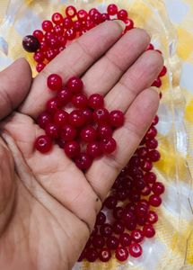 Red Beads for Jewelry Making