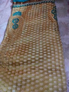Elegant Embroidered Saree