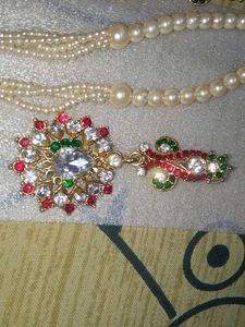 Elegant Pearl Necklace &amp; Earring Set