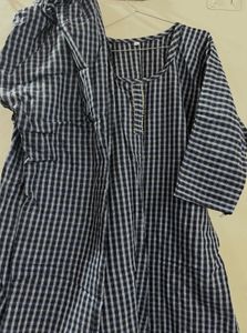 Classic Checkered Kurta