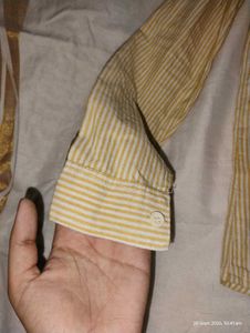 Striped Button-Down Shirt