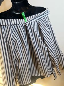 Striped Off-Shoulder Top