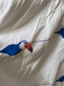 White Short WoodPecker Skirt