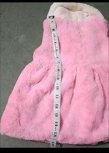 Pink Faux Fur Vest