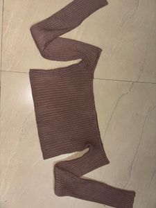 Ribbed Long Sleeve Crop Top