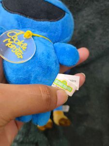 Sesame Street Cookie Monster Plush Keychain