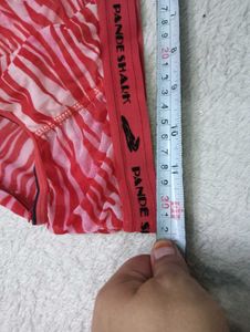 Pande Shark Red ♥️Zebra Print Briefs