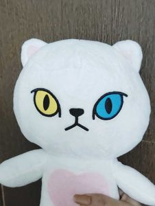 Kawaii White Cat Plush Toy