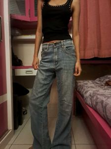 Embellished Y2KBlue Denim Jeans