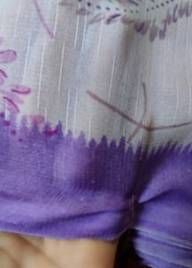Floral Print Saree