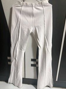 White Flare Pants