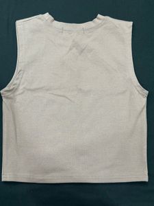 Solid Sleeveless Crop Top