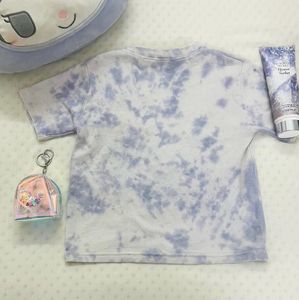 Mauve colour pleasing Tie-Dye Crop Top in Size S