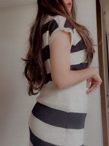 Striped Top &amp; Skirt Set