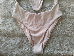 Cabana del Sol ribbed cutout bodysuit