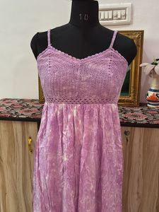 Boho Crochet Maxi Dress