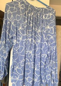 Floral Print Long Sleeve Blouse