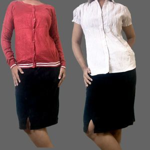 Winter Cardigan+ Formal Shirt