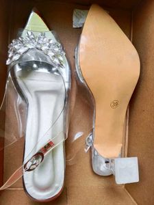 Sparkling Pointed Toe Heels
