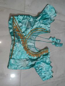 Stunning Teal Silk Blouse