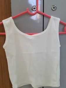 SALE🚨Ribbed White Tank Top