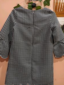 Heavy Meterial Short B&amp;W Dress