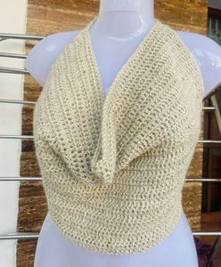 Boho Crochet Halter Neck Top